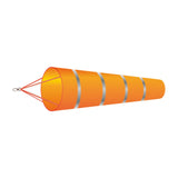Maxbell 200cm Wind Sock Bag Rainbow Fashion Hanging Grommet Waterproof Park orange and gray