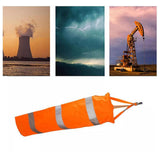 Maxbell 200cm Wind Sock Bag Rainbow Fashion Hanging Grommet Waterproof Park orange and gray