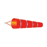 Maxbell 200cm Wind Sock Bag Rainbow Fashion Hanging Grommet Waterproof Park red and gray
