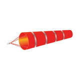 Maxbell 200cm Wind Sock Bag Rainbow Fashion Hanging Grommet Waterproof Park red and gray