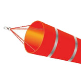 Maxbell 200cm Wind Sock Bag Rainbow Fashion Hanging Grommet Waterproof Park red and gray
