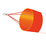 Maxbell 200cm Wind Sock Bag Rainbow Fashion Hanging Grommet Waterproof Park red and white