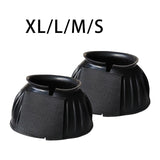Maxbell 2x Horse Bell Boots Overreach Boot Equine Hoof Protector Comfortable XL 8.6cmx9.9cm