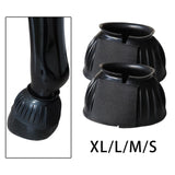 Maxbell 2x Horse Bell Boots Overreach Boot Equine Hoof Protector Comfortable XL 8.6cmx9.9cm