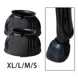 Maxbell 2x Horse Bell Boots Overreach Boot Equine Hoof Protector Comfortable XL 8.6cmx9.9cm