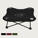 Maxbell Portable Elevated Pet Bed Washable Collapsible Camp Bed for Traveling Black