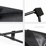 Maxbell Portable Elevated Pet Bed Washable Collapsible Camp Bed for Traveling Black