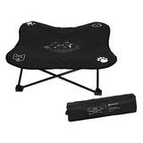 Maxbell Portable Elevated Pet Bed Washable Collapsible Camp Bed for Traveling Black