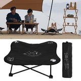 Maxbell Portable Elevated Pet Bed Washable Collapsible Camp Bed for Traveling Black