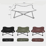 Maxbell Portable Elevated Pet Bed Washable Collapsible Camp Bed for Traveling Green