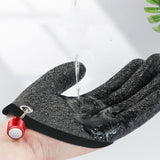 Maxbell Fishing Gloves Puncture Resistant Catch Fish Fish Landing Glove Fisherman Black ABS Hook