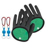 Maxbell Fishing Gloves Puncture Resistant Catch Fish Fish Landing Glove Fisherman Black ABS Hook