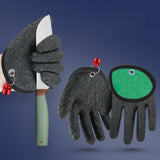 Maxbell Fishing Gloves Puncture Resistant Catch Fish Fish Landing Glove Fisherman Black ABS Hook
