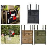 Maxbell Tableware Storage Bag Multi Pocket Dinnerware Bag for Kitchen Camping Picnic Khaki