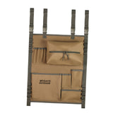 Maxbell Tableware Storage Bag Multi Pocket Dinnerware Bag for Kitchen Camping Picnic Khaki