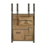 Maxbell Tableware Storage Bag Multi Pocket Dinnerware Bag for Kitchen Camping Picnic Khaki