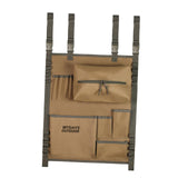 Maxbell Tableware Storage Bag Multi Pocket Dinnerware Bag for Kitchen Camping Picnic Khaki