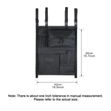 Maxbell Tableware Storage Bag Multi Pocket Dinnerware Bag for Kitchen Camping Picnic Black