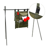 Maxbell Tableware Storage Bag Multi Pocket Dinnerware Bag for Kitchen Camping Picnic Black