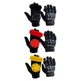 Maxbell Longboard Slide Gloves with Sliders Skate Gloves Sports for Skateboarding Black