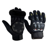 Maxbell Longboard Slide Gloves with Sliders Skate Gloves Sports for Skateboarding Black