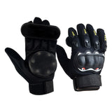 Maxbell Longboard Slide Gloves with Sliders Skate Gloves Sports for Skateboarding Black