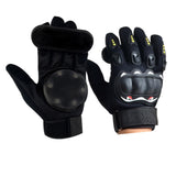 Maxbell Longboard Slide Gloves with Sliders Skate Gloves Sports for Skateboarding Black