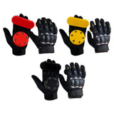 Maxbell Longboard Slide Gloves with Sliders Skate Gloves Sports for Skateboarding Black