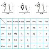 Maxbell Fishing Rod Guide Set Replacement Rod for Freshwater Saltwater Spinning