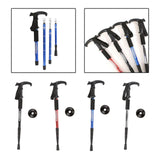 Maxbell Aluminum Telescopic Elderly Walking Cane Anti Rust Anti Slip Rubber Handle Black