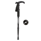 Maxbell Aluminum Telescopic Elderly Walking Cane Anti Rust Anti Slip Rubber Handle Black