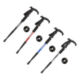 Maxbell Aluminum Telescopic Elderly Walking Cane Anti Rust Anti Slip Rubber Handle Black