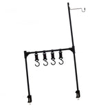 Maxbell Camping Hanging Rack Outdoor Lamp Stand Tools Lightweight for Cooking Beach