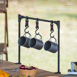 Maxbell Camping Hanging Rack Outdoor Lamp Stand Tools Lightweight for Cooking Beach