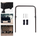 Maxbell Collapsible Folding Cart Push Handle for Folding Camping Cart Grocery Cart