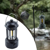 Maxbell Outdoor Light Portable Camping Lantern for Climbing Home Emergency Lighting Black