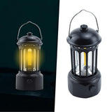 Maxbell Outdoor Light Portable Camping Lantern for Climbing Home Emergency Lighting Black