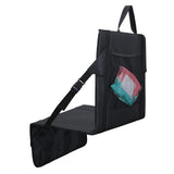 Maxbell Foldable Stadium Chair Camping Seat Cushion Outdoor Lightweight Travel Black