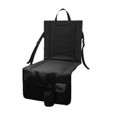 Maxbell Foldable Stadium Chair Camping Seat Cushion Outdoor Lightweight Travel Black