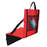 Maxbell Foldable Stadium Chair Camping Seat Cushion Outdoor Lightweight Travel Red
