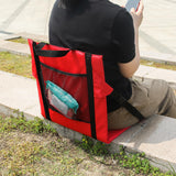 Maxbell Foldable Stadium Chair Camping Seat Cushion Outdoor Lightweight Travel Red
