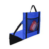 Maxbell Foldable Stadium Chair Camping Seat Cushion Outdoor Lightweight Travel Blue