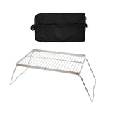 Maxbell Folding Campfire Grill Outdoor Cooking Pot Holder Bracket for Hiking Travel L