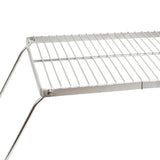 Maxbell Folding Campfire Grill Outdoor Cooking Pot Holder Bracket for Hiking Travel L