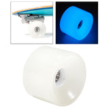 Maxbell Skateboard Wheel 85A Flywheel Parts Light up Roller for Longboard Cruiser Blue 6.5cmx4.5cm