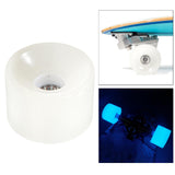 Maxbell Skateboard Wheel 85A Flywheel Parts Light up Roller for Longboard Cruiser Blue 6.5cmx4.5cm