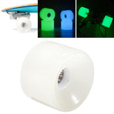 Maxbell Skateboard Wheel 85A Flywheel Parts Light up Roller for Longboard Cruiser Green 7cmx5.1cm