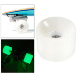 Maxbell Skateboard Wheel 85A Flywheel Parts Light up Roller for Longboard Cruiser Green 7cmx5.1cm