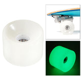 Maxbell Skateboard Wheel 85A Flywheel Parts Light up Roller for Longboard Cruiser Green 7cmx5.1cm