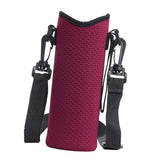 Maxbell Detachable Kettle Pouch Holder Neoprene Water Bottle Carrier for Camping Red